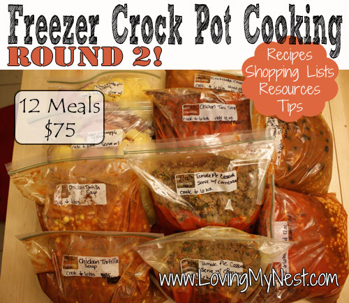 Freezer Crock Pot Meals