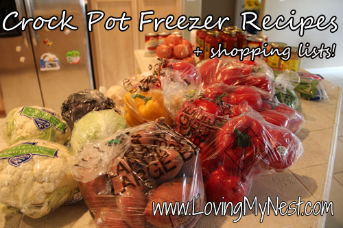 Crock Pot Freezer Cooking {Round 3} - Loving My Nest